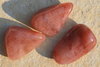 Chalcedon rot (Blutchalcedon) Trommelsteine