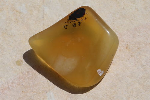 Honig Opal Trommelstein P02-