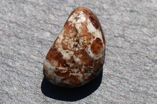 Granat in Wollastonit Trommelstein P01-