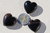 Lamellen - Obsidian Herz Anhänger 01