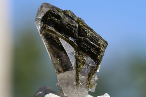 Epidotquarz Kristall 13